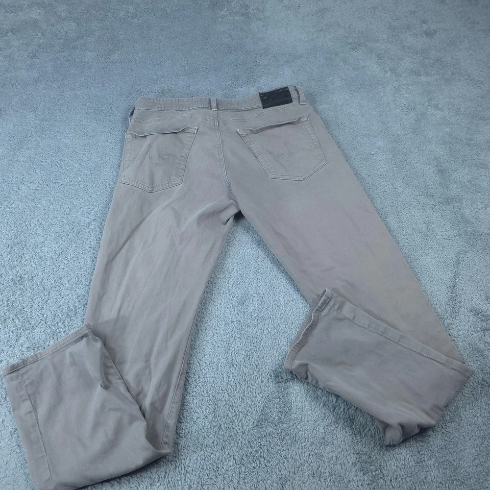 AG Adriano Goldschmied Everett Jeans Mens 32x31 Gray Straight Stretch Tag 33x32